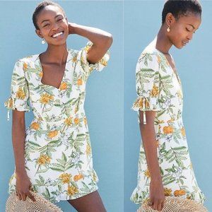 Anthropologie Lost + Wander Lemon Orchard Dress NWT
